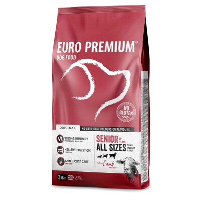 EUROPREMIUM Senior - Αρνί & Ρύζι 12Kg