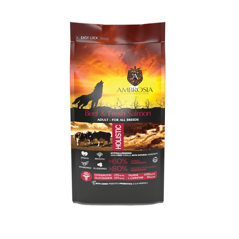 AMBROSIA Adult Beef & Fresh Salmon