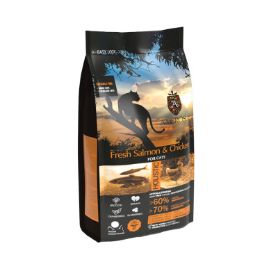 AMBROSIA Adult Sterilised Cat Fresh Salmon & Chicken