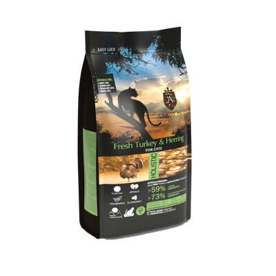 AMBROSIA Adult Sterilised Cat Fresh Turkey & Herring