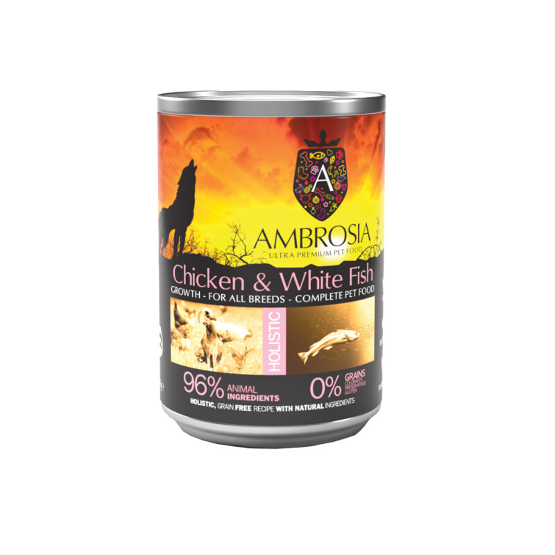AMBROSIA Puppy Chicken & White Fish