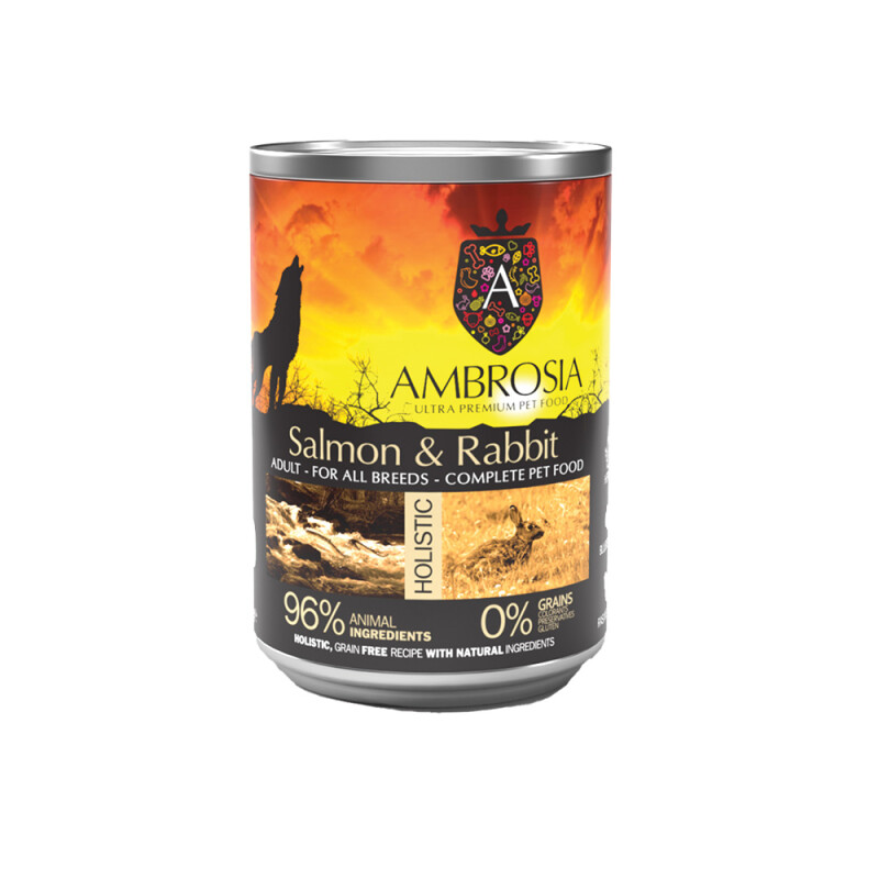 AMBROSIA Adult Sensitive Fresh Salmon & Rabbit