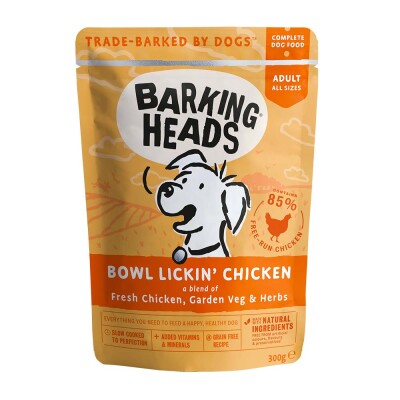 BARKING Heads Bowl Lickin' Chicken