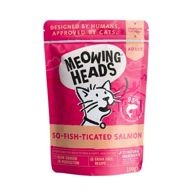 MEOWING HEADS Ολιστική υγρή διατροφή γάτας 100gr