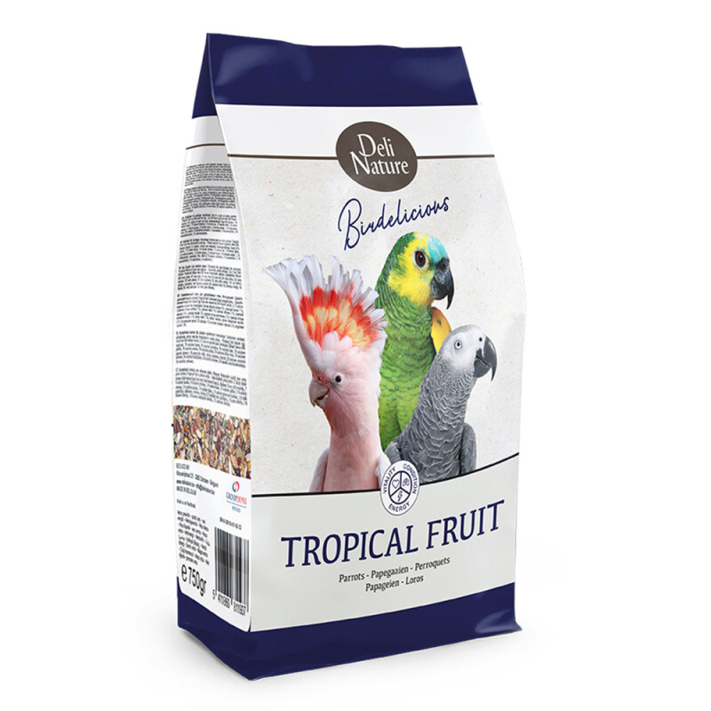 DELI NATURE Birdelicious Tropical Fruit 750gr
