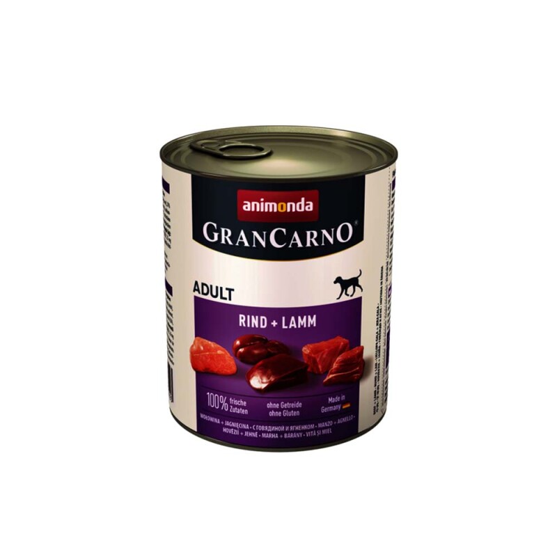 ANIMONDA Gran Carno υγρή τροφή σε κονσέρβα 800gr