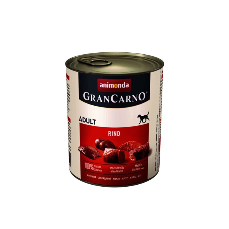 ANIMONDA Gran Carno υγρή τροφή σε κονσέρβα 800gr