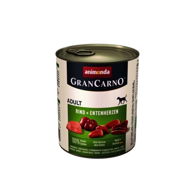 ANIMONDA GRAN CARNO Adult Βοδινό, Γαλοπούλα & Πάπια 800gr
