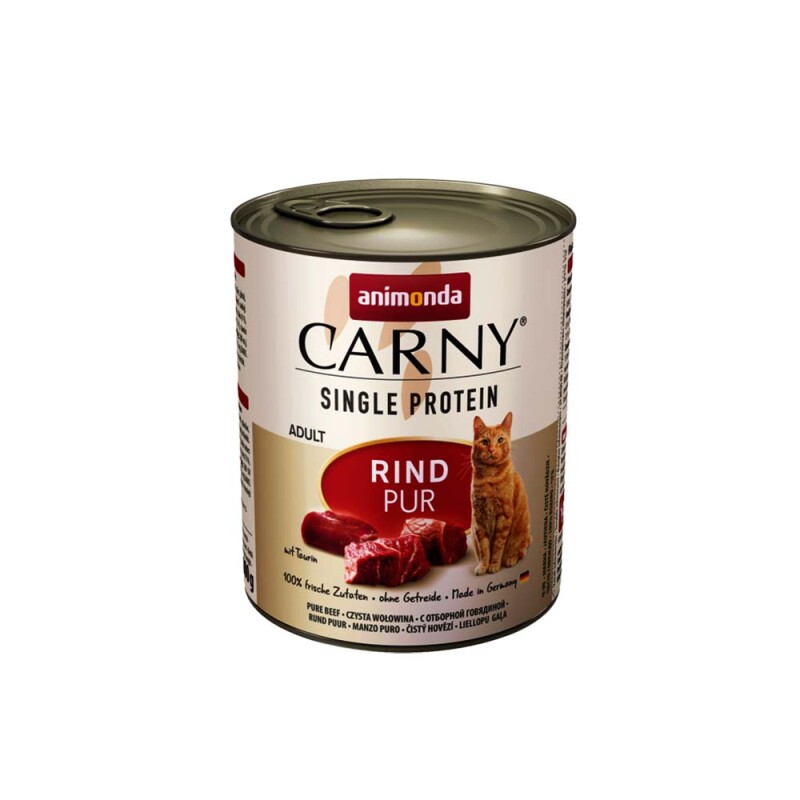 ANIMONDA CARNY PURE μονοπρωτεϊνική υγρή τροφή σε κονσέρβα 800gr