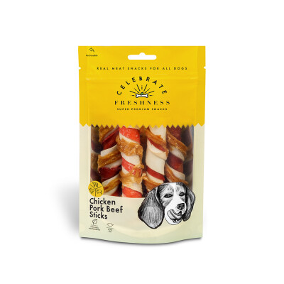 CELEBRATE CHICKEN PORK BEEF STICKS (1x3pcs) 100gr