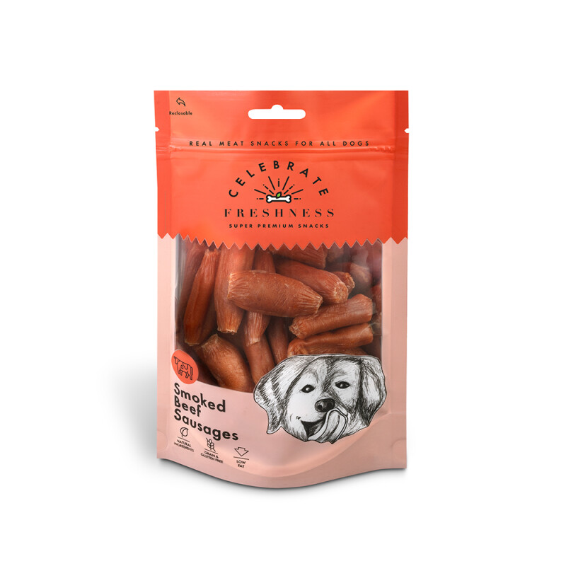 CELEBRATE FRESHNESS Smoked Beef - Sausages 100gr