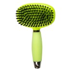 GLEE Βούρτσα Slicker οβάλ, διπλής όψης