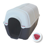 GLEE Σπιτάκι σκύλου Olympus Άσπρο - Μαύρο