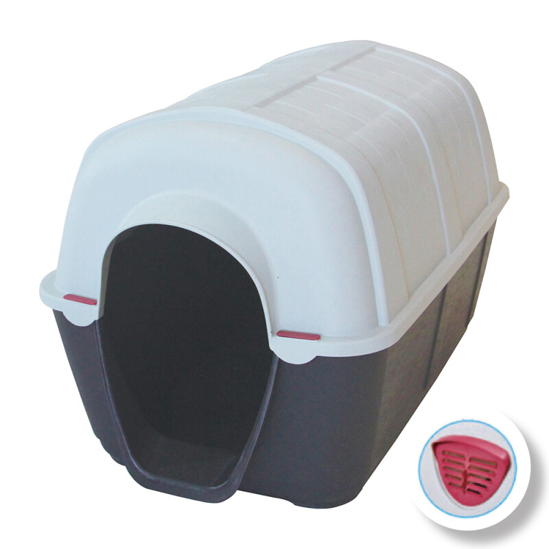 GLEE Σπιτάκι σκύλου Olympus Άσπρο - Μαύρο