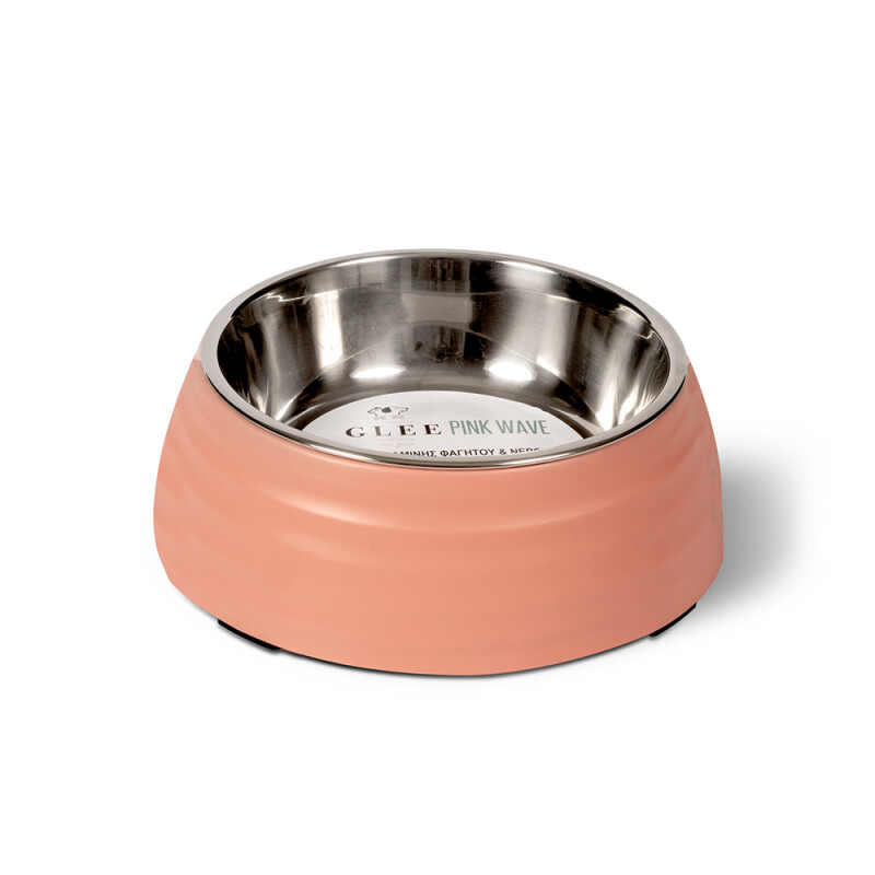 GLEE Μπολ Pink Wave με αποσπώμενο κάδο | Medium | 350ml