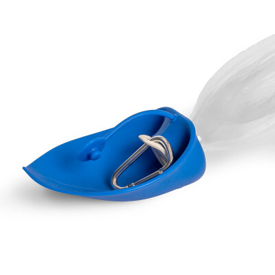 GLEE Μπουκάλι νερού με ενσωματωμένο μπολ - Forest - Μπλε