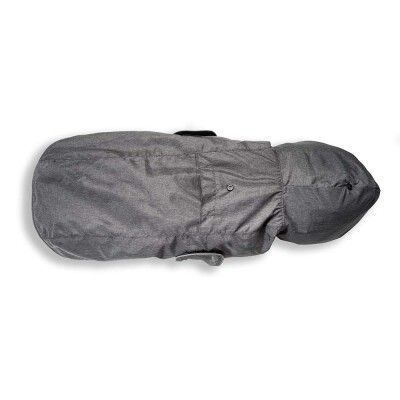 GLEE Jacket γκρι αδιάβροχο με κουκούλα