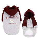 GLEE Φούτερ για σκύλους Dynamic - Γκρι - Κόκκινο