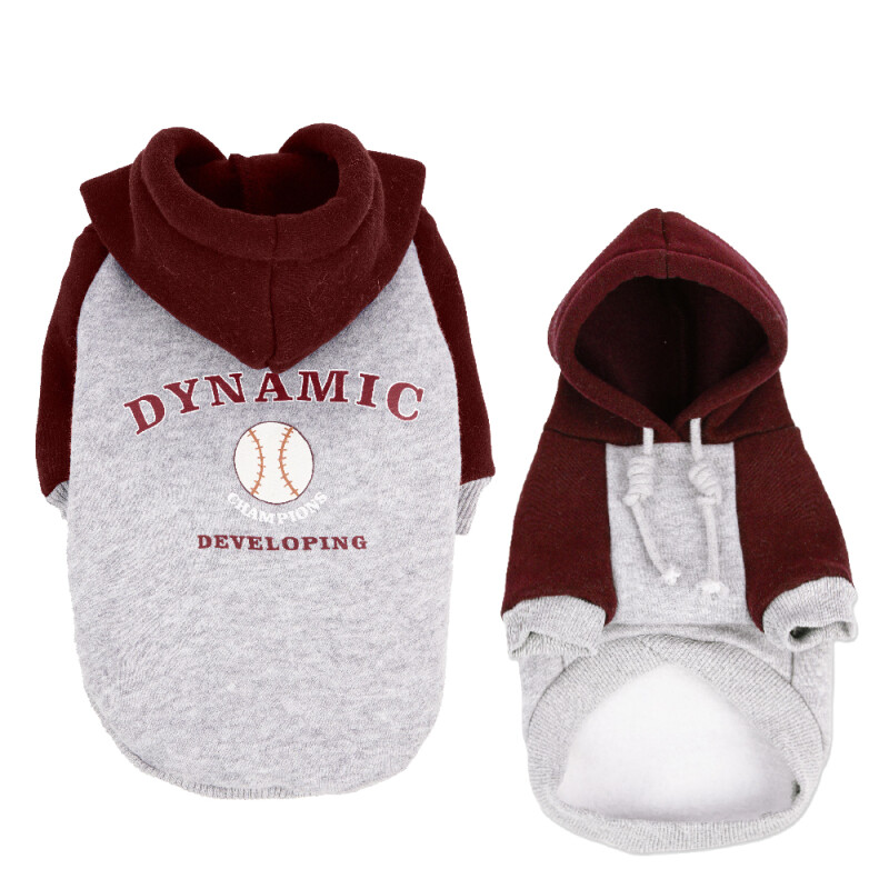 GLEE Φούτερ για σκύλους Dynamic - Γκρι - Κόκκινο