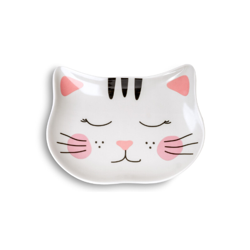 GLEE Πιάτο φαγητού κεραμικό Purrr