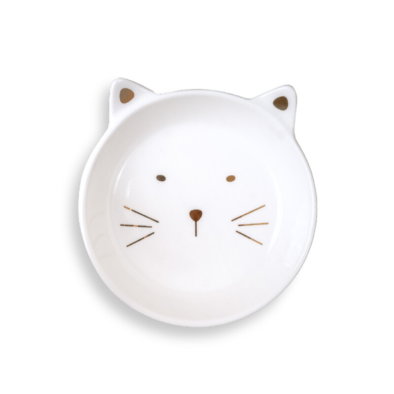 GLEE Πιάτο φαγητού κεραμικό Mustache