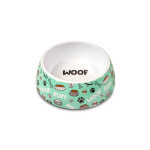 GLEE Μπολ φαγητού και νερού μελαμίνης Woof Ruff