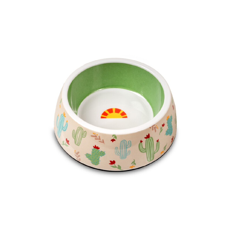 GLEE Μπολ φαγητού και νερού μελαμίνης Cactus