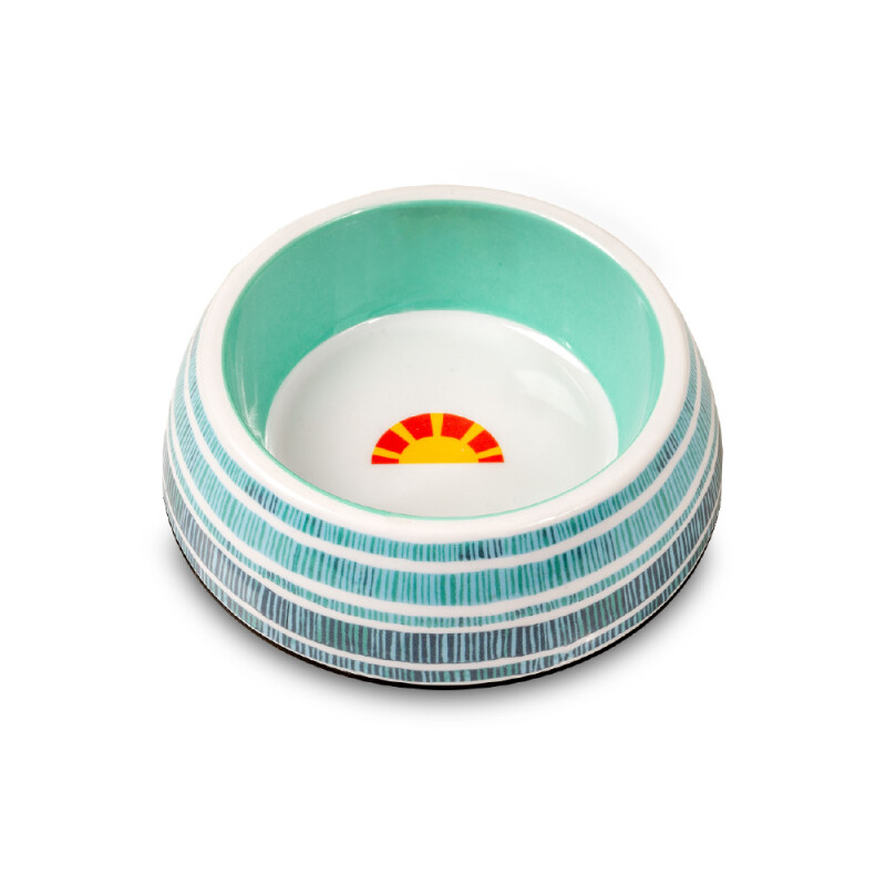 GLEE Μπολ φαγητού και νερού μελαμίνης Stripes