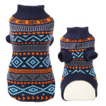 GLEE ΠΟΥΛΟΒΕΡ ΜΑΥΡΟ-ΜΠΛΕ-ΠΟΡΤΟΚΑΛΙ ORION 45cm 2XL