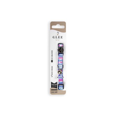 GLEE Περιλαίμιο ιμάντα - Multicolor White 10mmx30cm