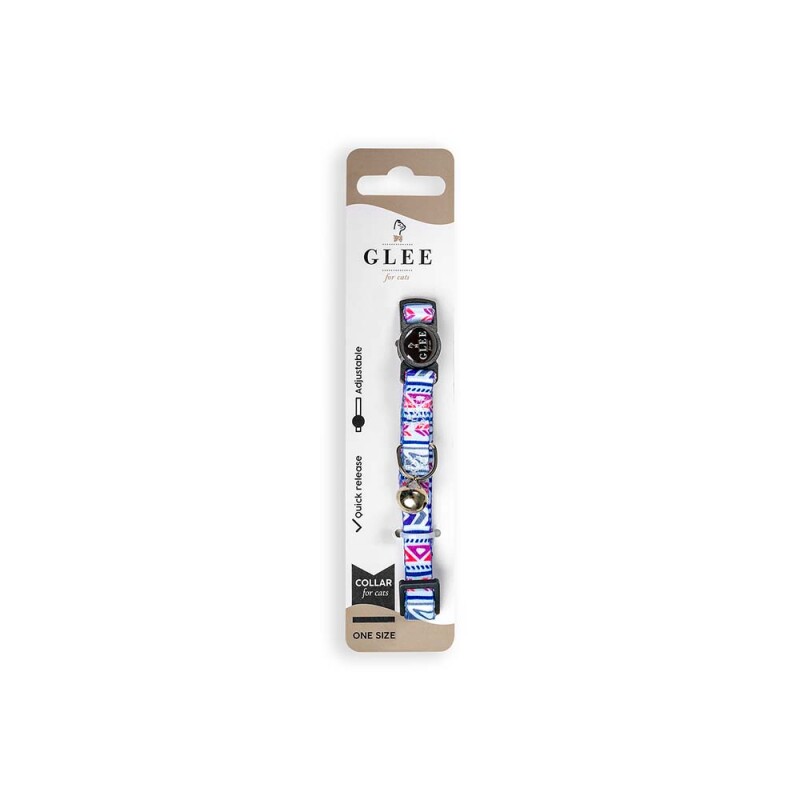 GLEE Περιλαίμιο ιμάντα - Multicolor White 10mmx30cm
