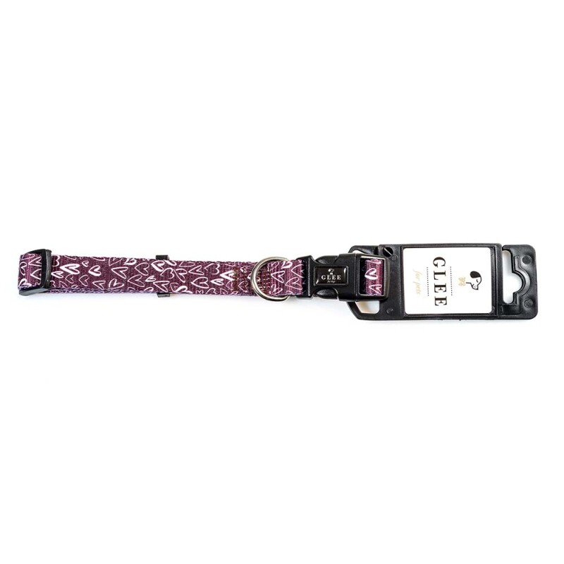 GLEE Περιλαίμιο Ιμάντα ρυθμιζόμενο Hearts | S 15mmx30-45cm