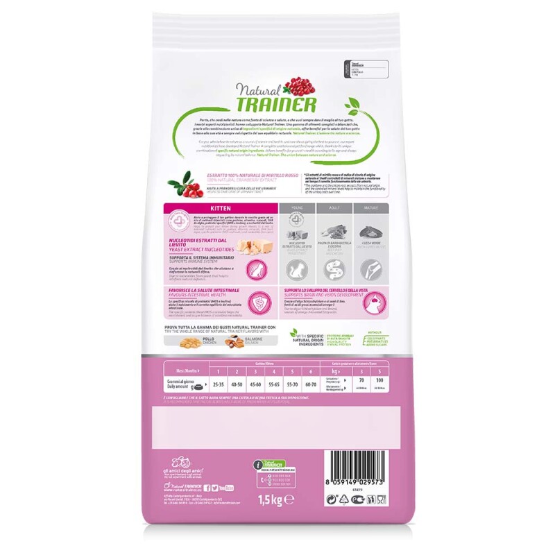NATURAL TRAINER Kitten - Fresh Chicken 1,5kg