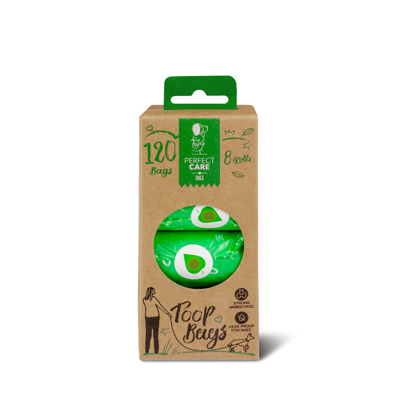 Perfect Care Poop Bags Eco 8 Roll