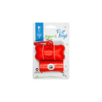 Perfect Care Dispenser Poop Bags & 2 Rolls Red
