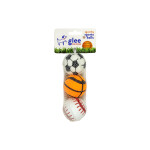 Glee Παιχνίδι Σκύλου Squeaky Sports Balls 5cm 3τμχ