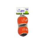Glee Παιχνίδι Σκύλου Tennis Balls Πορτοκαλί - Μαύρο 7,5cm 2τμχ