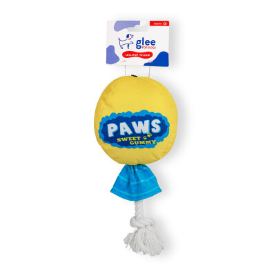 Lollipop Rope Squeaky Κίτρινο