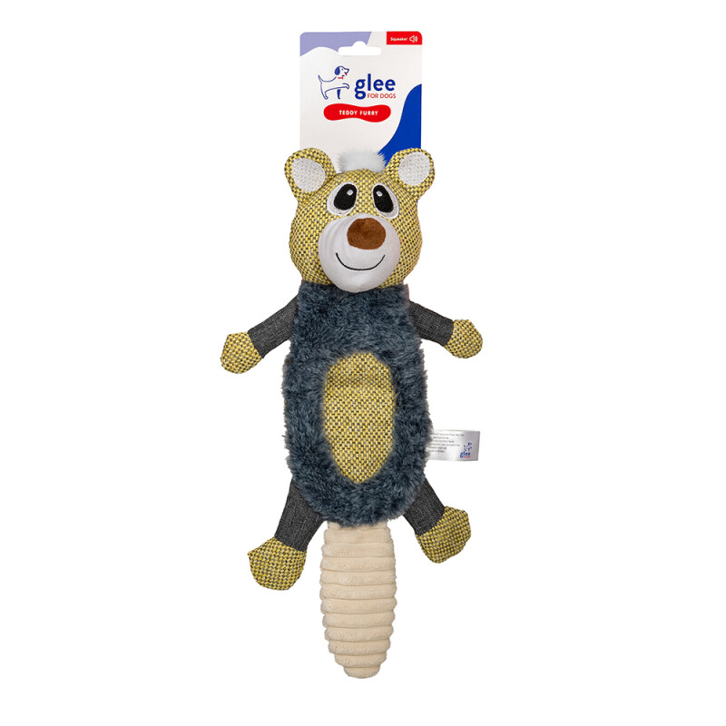 Teddy Furry Belly Squeaky
