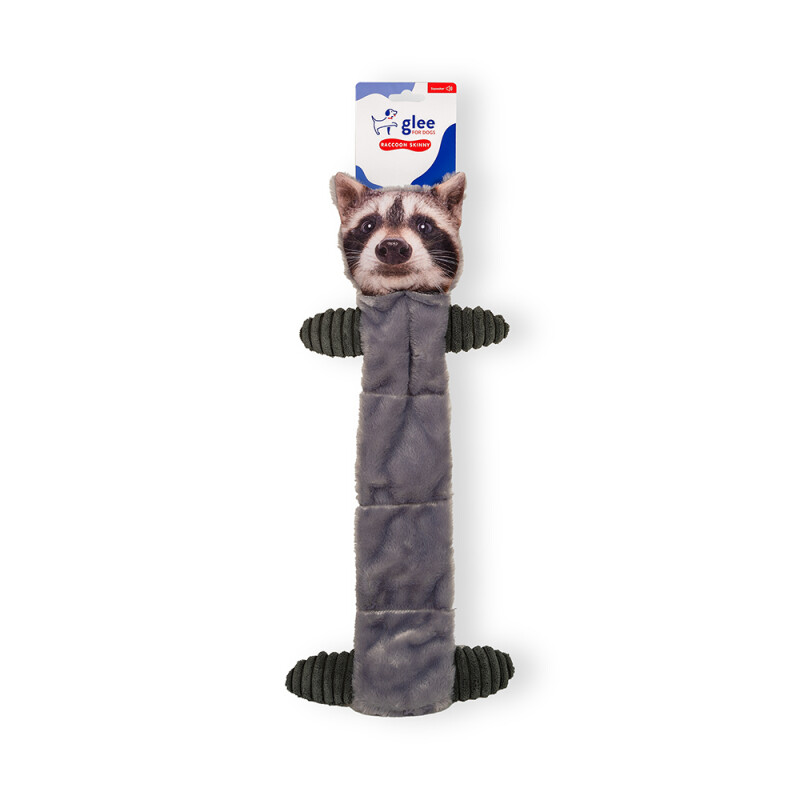 Raccoon Skinny Long Body Squeaky