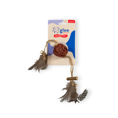 Wooden Maypole με Jute