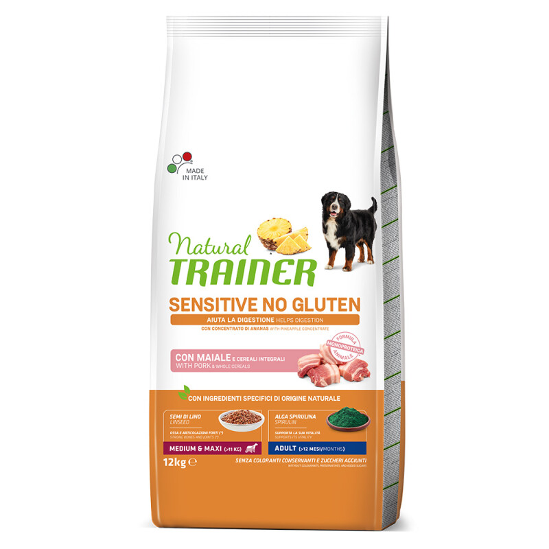 NATURAL TRAINER Sensitive - Adult Medium/Maxi Pork