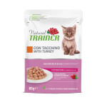 NATURAL TRAINER Kitten & Young - Γαλοπούλα 85gr