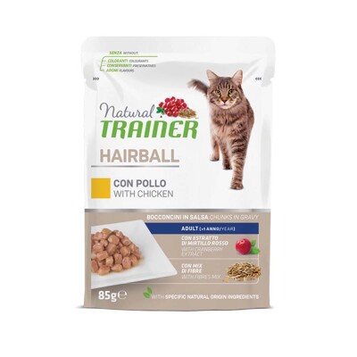 NATURAL TRAINER Hairball - Κοτόπουλο 85gr