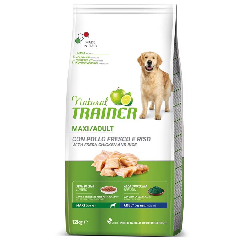 NATURAL TRAINER Maxi Adult - Fresh Chicken 12kg