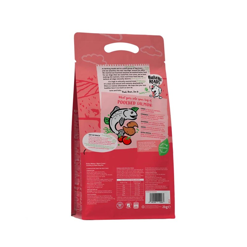BARKING HEADS Pooched Salmon 2kg