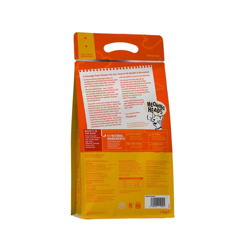 MEOWING HEADS Paw Lickin' Chicken 1,5kg