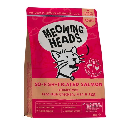 MEOWING HEADS So-Fish-Ticated Salmon 4kg