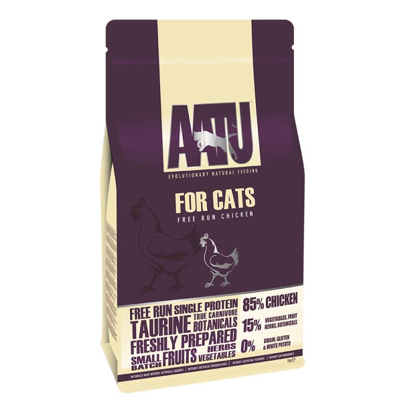 AATU Adult Cat Κοτόπουλο Ελευθέρας Βοσκής 1kg