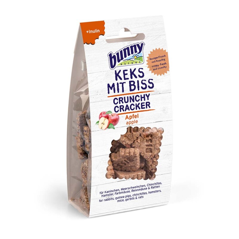 BUNNY Crunchy Cracker με μήλα 6x50gr
